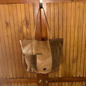 Kooba Leather and Suede tote